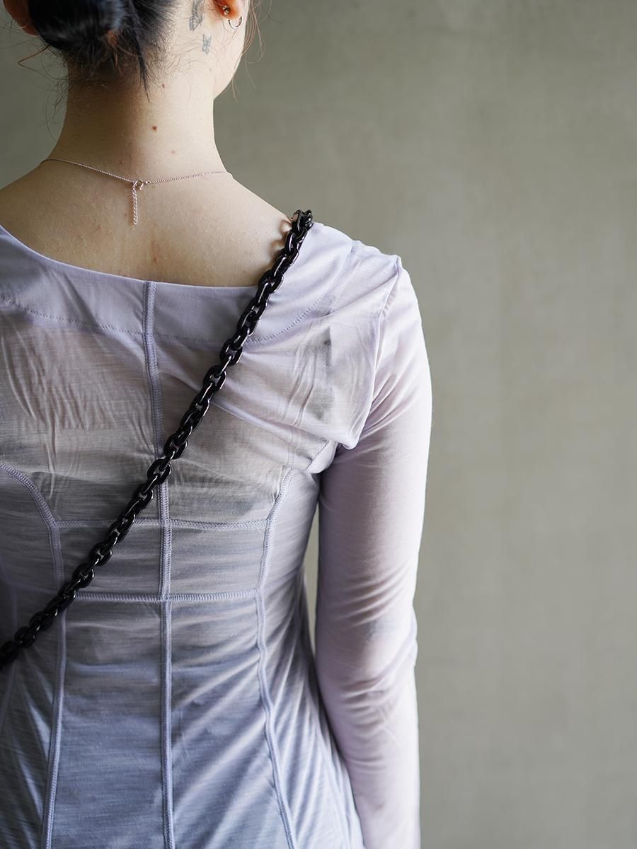 Mame Kurogouchi Transparent Sculptural Micro Mini Chain Bag Mame Kurogouchi Transparent Sculptural Micro Mini Chain Bag