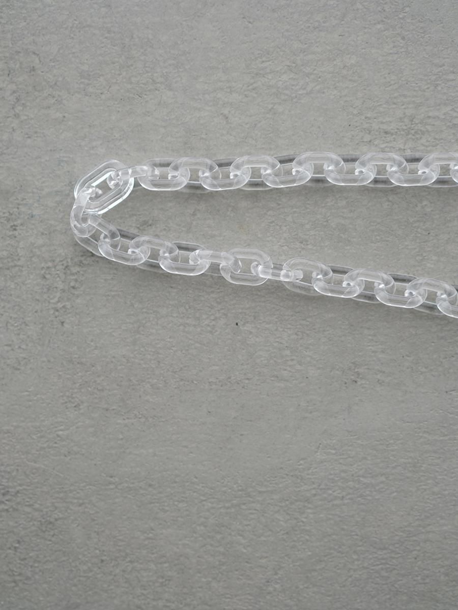 Mame Kurogouchi Transparent Sculptural Micro Mini Chain Bag