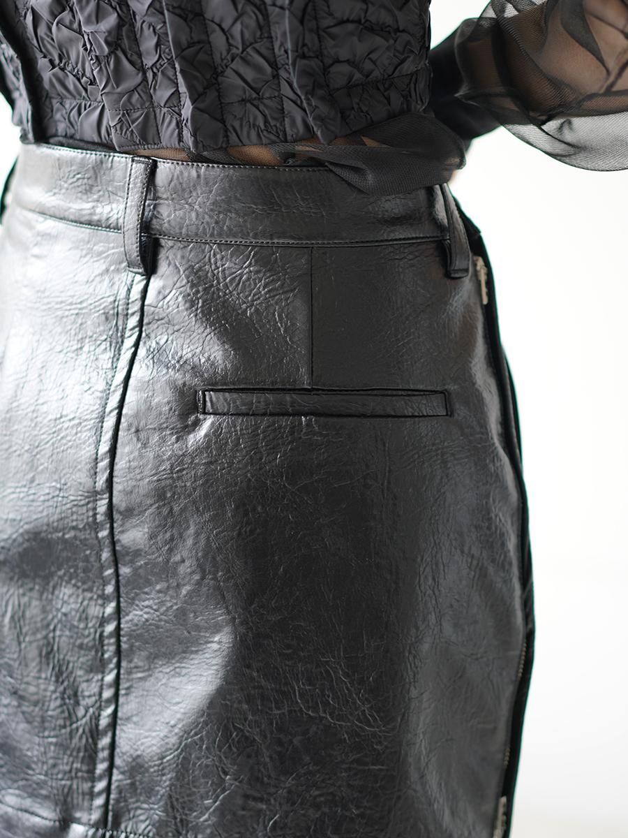 TOGA！ミニスカート TOGA PULLA/トーガプルラ】Memory taffeta mini skirt/メモリー