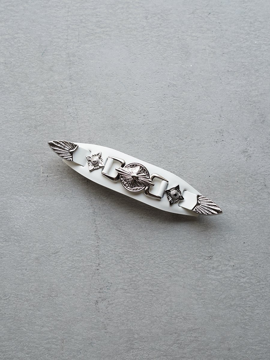 TOGA TOO Metal leather barrette - Altamira