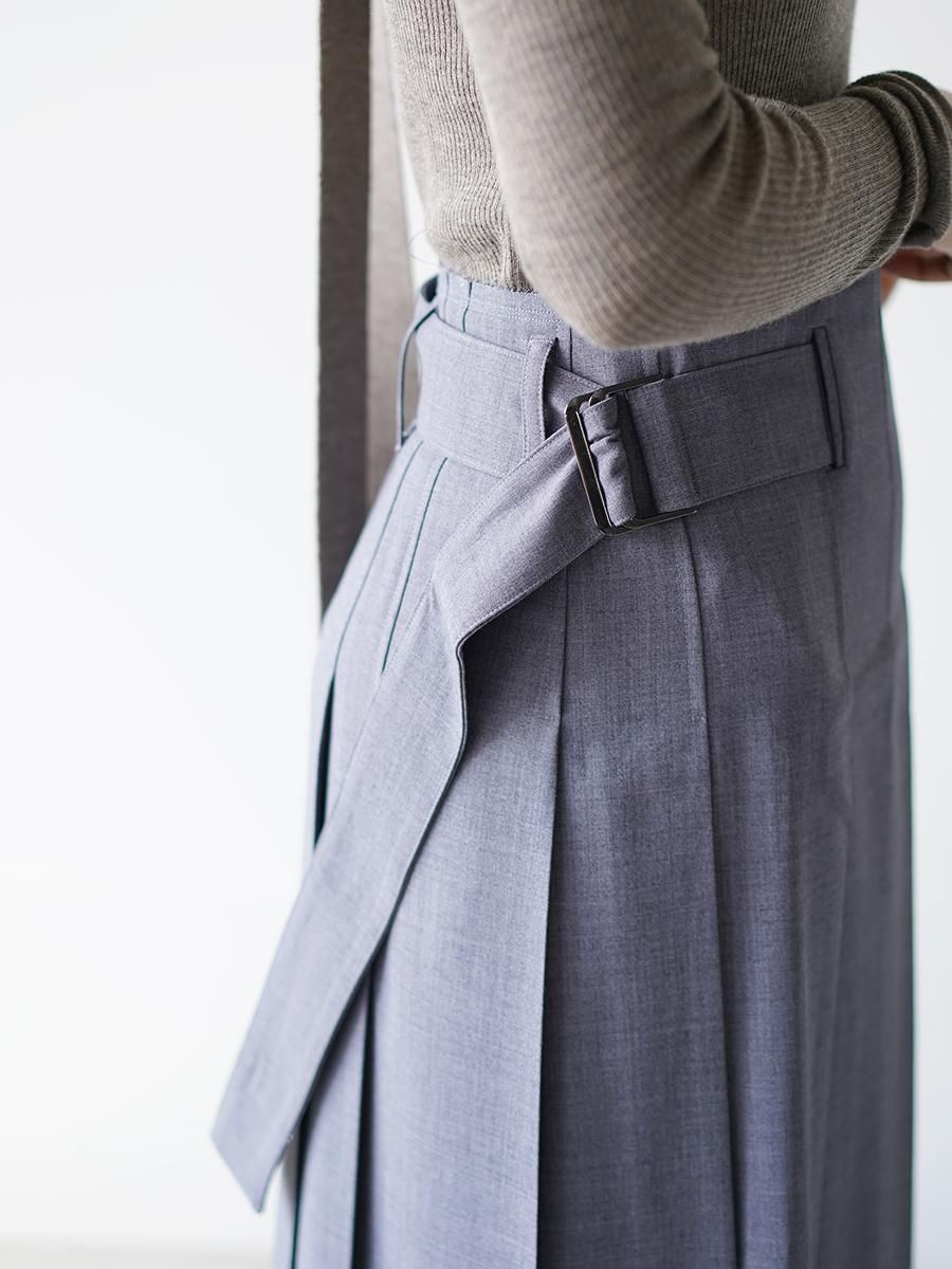 AKIRANAKA Selja pleats wrap Skirt - Altamira AKIRANAKA Selja pleats wrap Skirt - Altamira