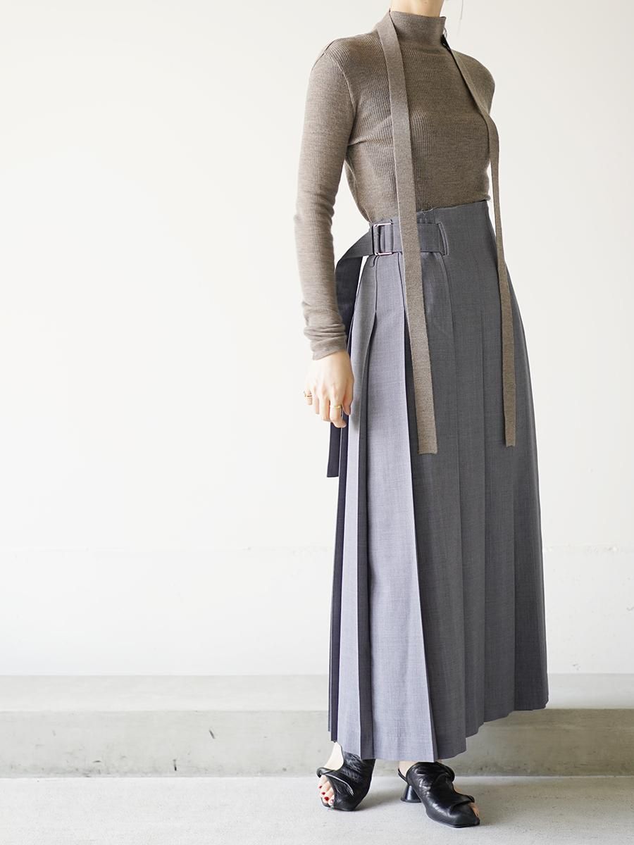 AKIRANAKA Selja pleats wrap Skirt - Altamira AKIRANAKA Selja pleats wrap Skirt - Altamira