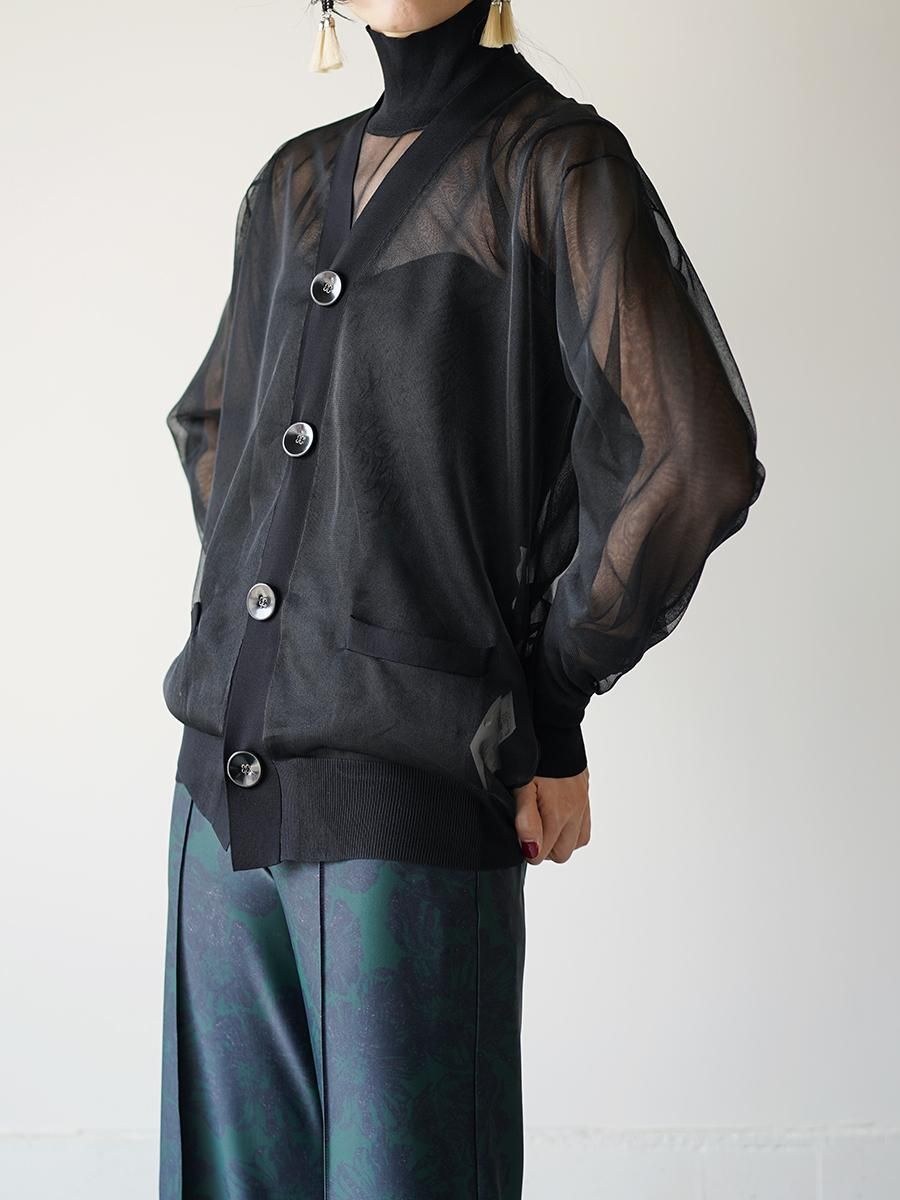 TOGA PULLA Sheer knit cardigan - Altamira TOGA PULLA Sheer knit cardigan - Altamira