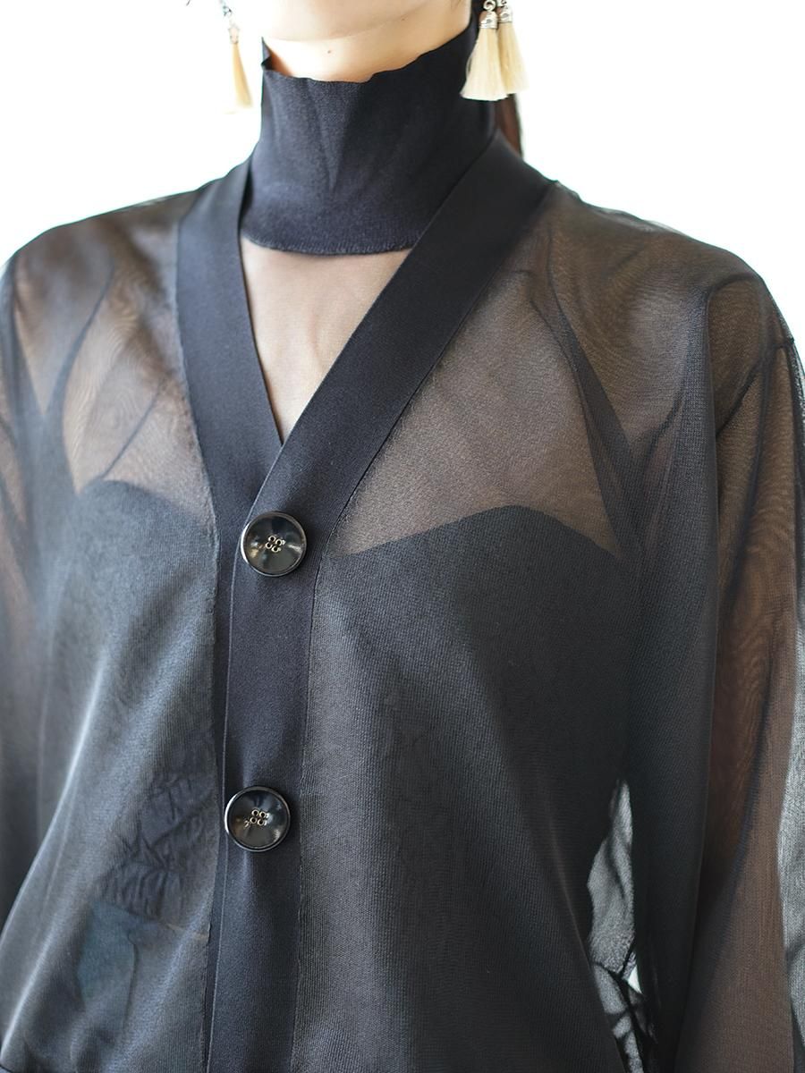 TOGA PULLA Sheer knit cardigan - Altamira TOGA PULLA Sheer knit cardigan - Altamira