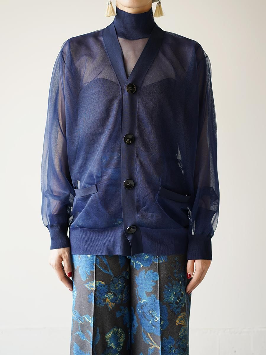 TOGA PULLA Sheer knit cardigan - Altamira TOGA PULLA Sheer knit cardigan - Altamira