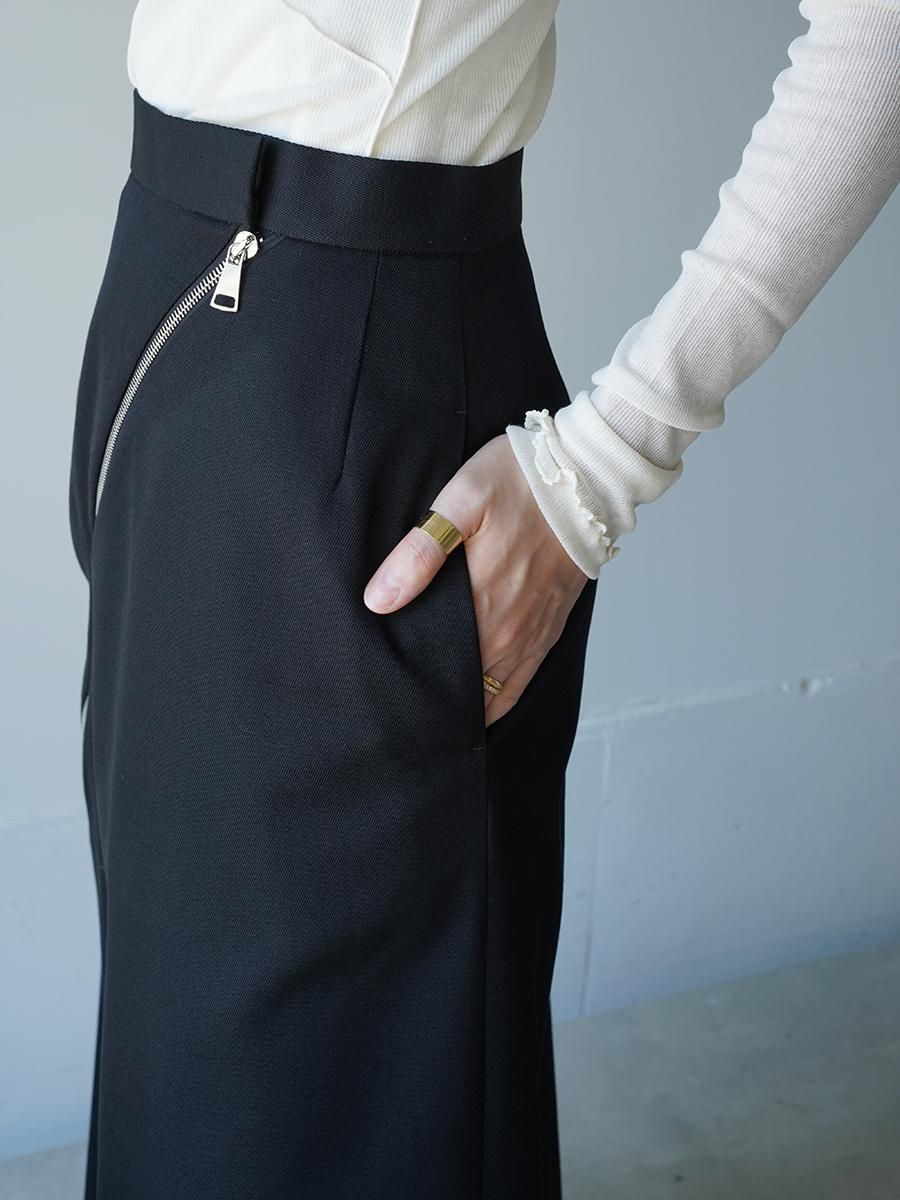 PHOTOCOPIEU ZIP-DETAIL LONG SKIRT - Altamira