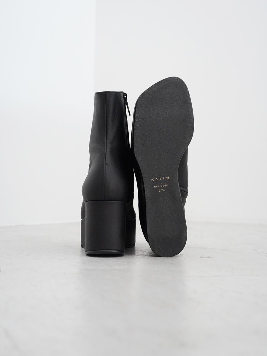 カチム　KATIM アンクルブーツ FOLKLAND_croco black(black sole) – KATIM Official Online Store