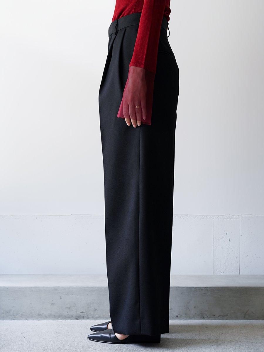 HARUNOBUMURATA ISPARTA - WIDE SILHOUETTE SUMMER WOOL TUCKED