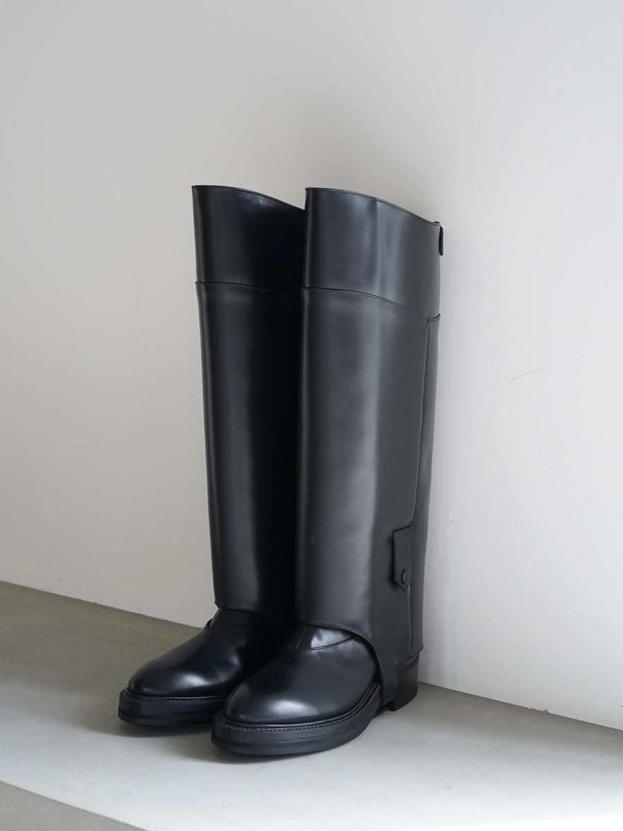 THE RERACS COW LEATHER COVER LONG BOOTS - Altamira THE RERACS COW LEATHER COVER LONG BOOTS - Altamira