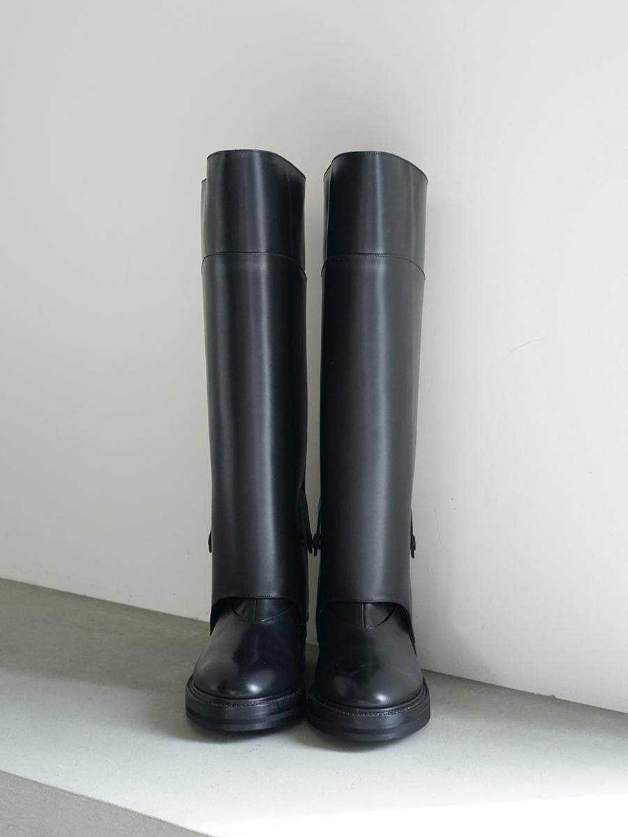 THE RERACS COW LEATHER COVER LONG BOOTS - Altamira THE RERACS COW LEATHER COVER LONG BOOTS - Altamira