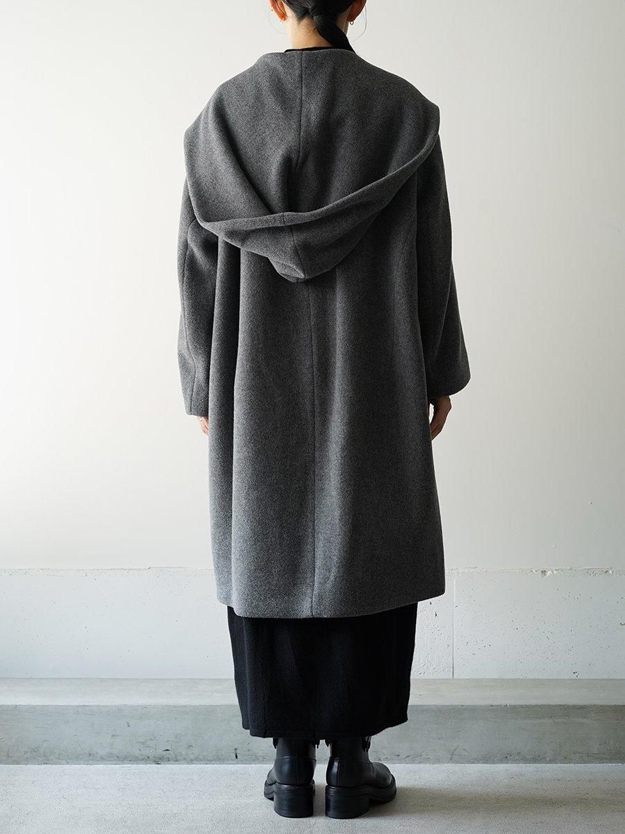 HARUNOBUMURATA KAREN - WOOL HOODED COAT - Altamira