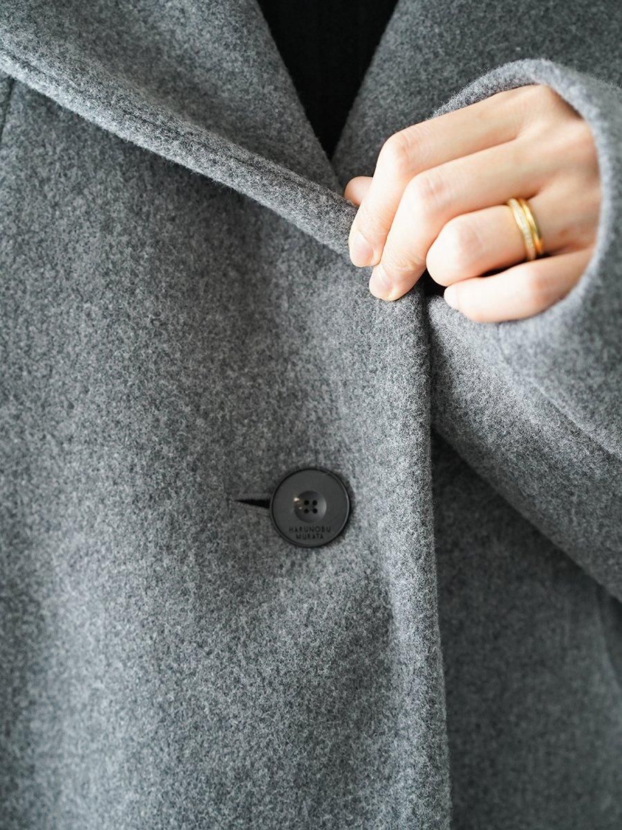 HARUNOBUMURATA KAREN - WOOL HOODED COAT - Altamira
