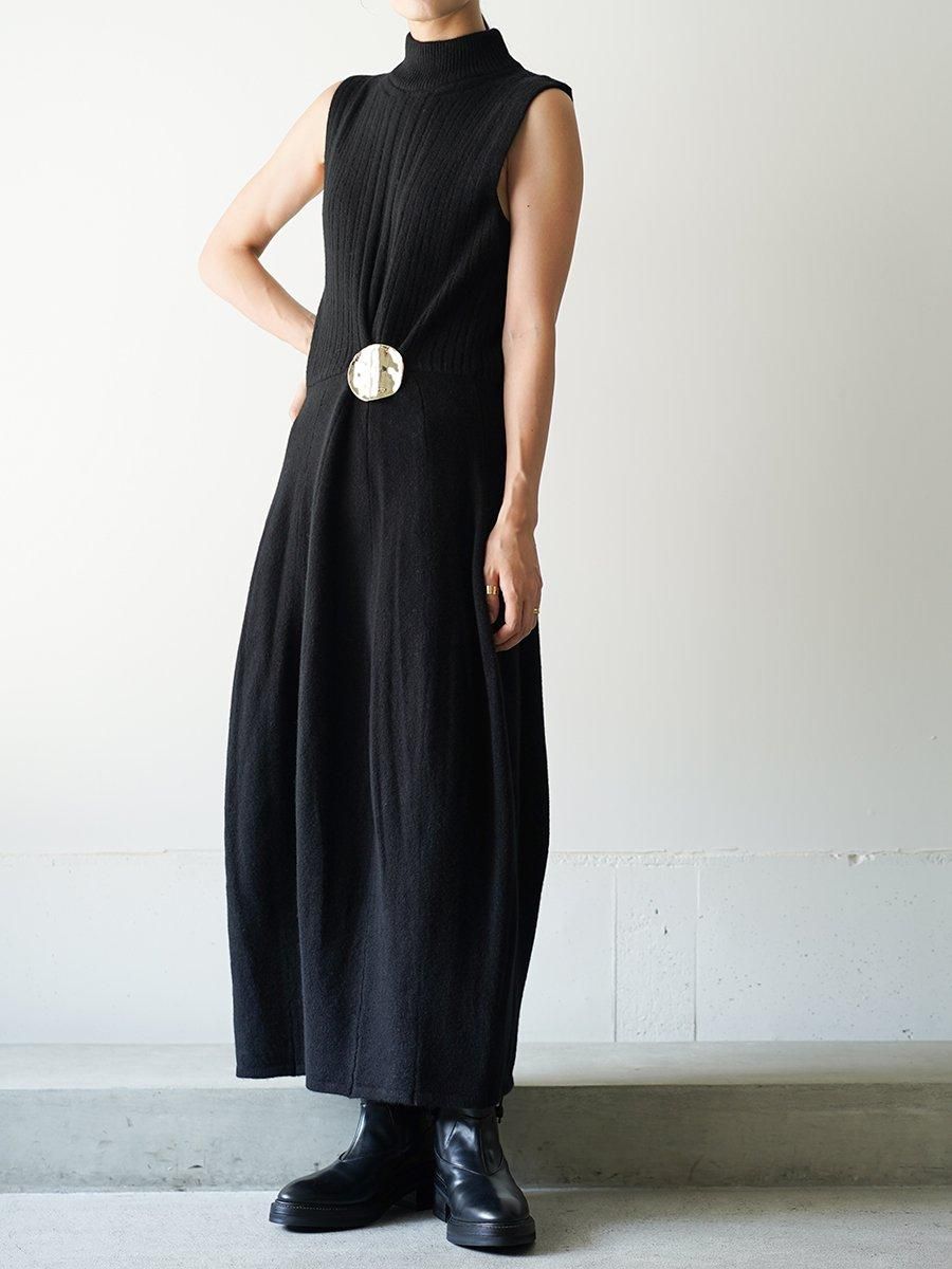 HARUNOBUMURATA KIRILL - BOILED WOOL KNIT DRESS