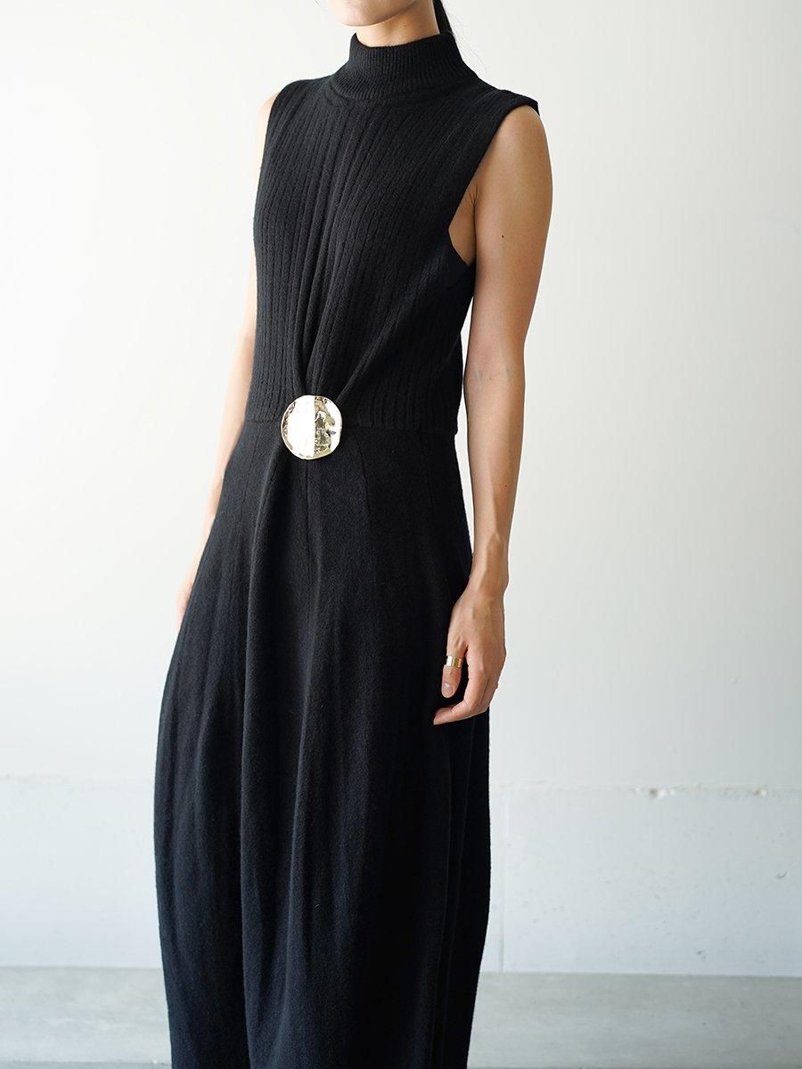 HARUNOBUMURATA KIRILL - BOILED WOOL KNIT DRESS