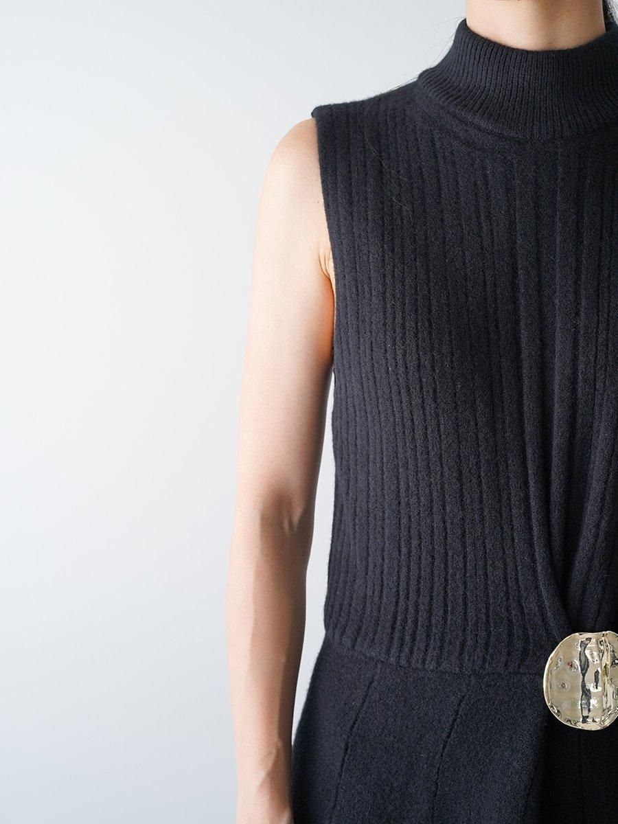 HARUNOBUMURATA KIRILL - BOILED WOOL KNIT DRESS