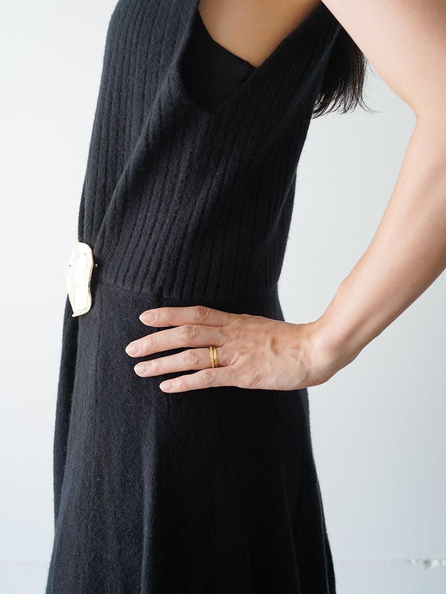 HARUNOBUMURATA KIRILL - BOILED WOOL KNIT DRESS