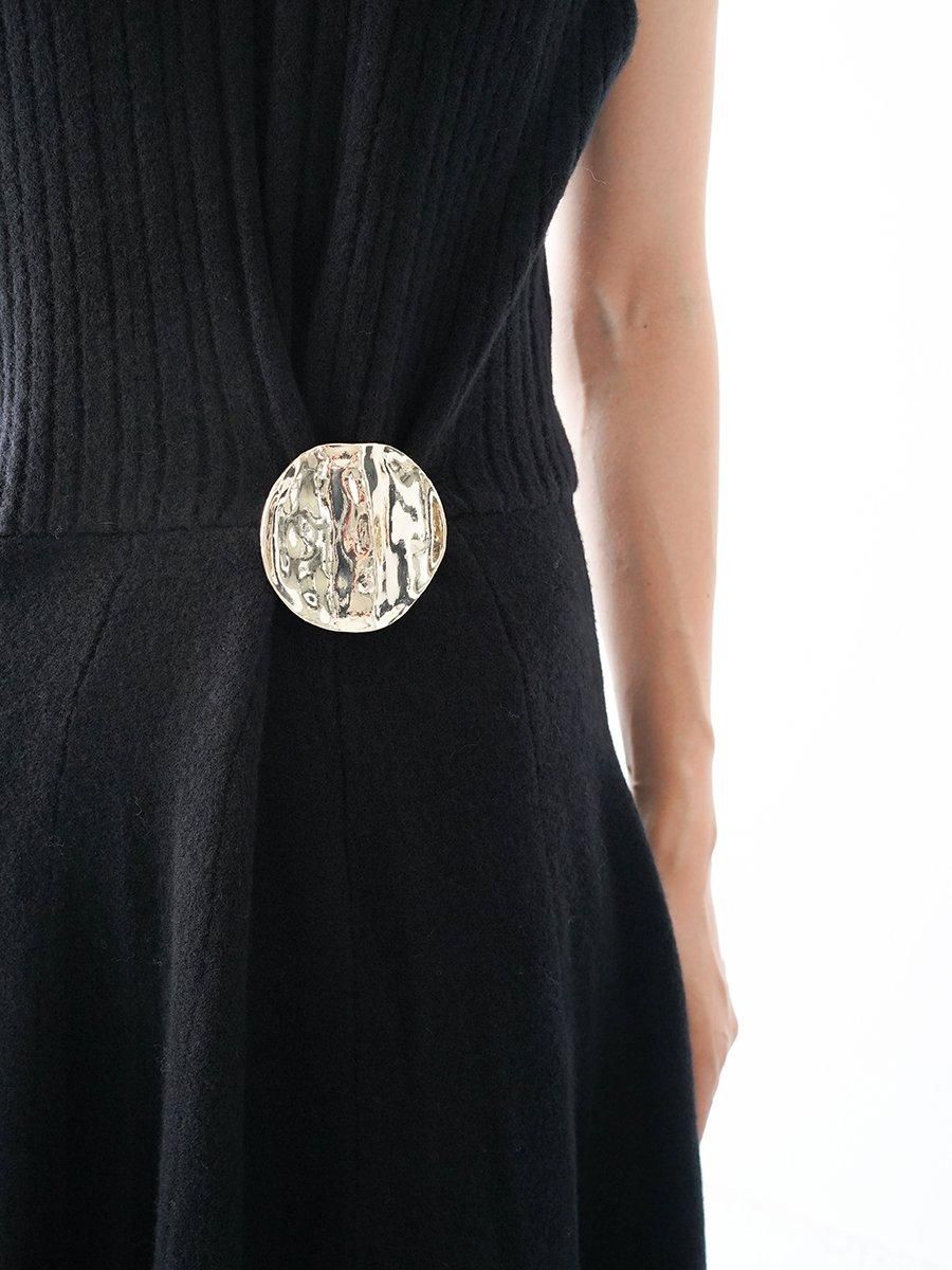 HARUNOBUMURATA KIRILL - BOILED WOOL KNIT DRESS