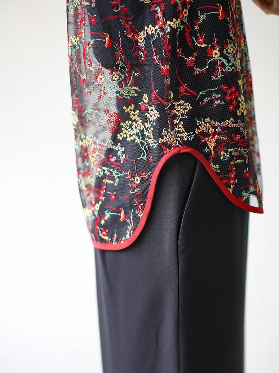【美品】  Mame Kurogouchi / マメクロゴウチ | 2024AW | Floral Lace Sleeveless Top レース スリーブレス トップス Mame Kurogouchi Floral Lace Sleeveless Top - Altamira