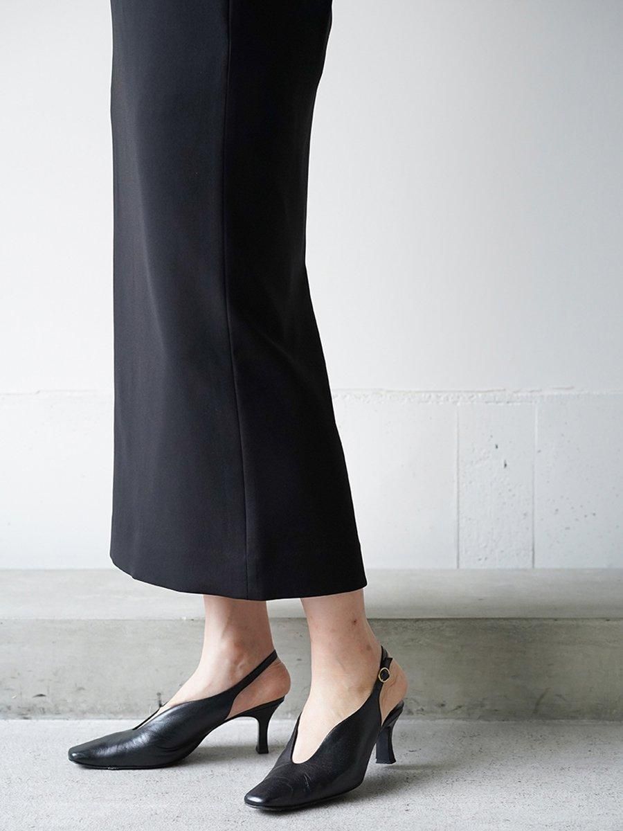 Mame Kurogouchi Acetate Polyester I-Line Skirt - Altamira Mame Kurogouchi Acetate Polyester I-Line Skirt - Altamira