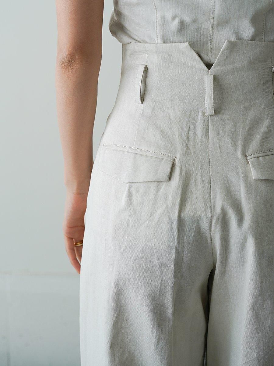 IHNN DENIM WIDE PANTS - Altamira