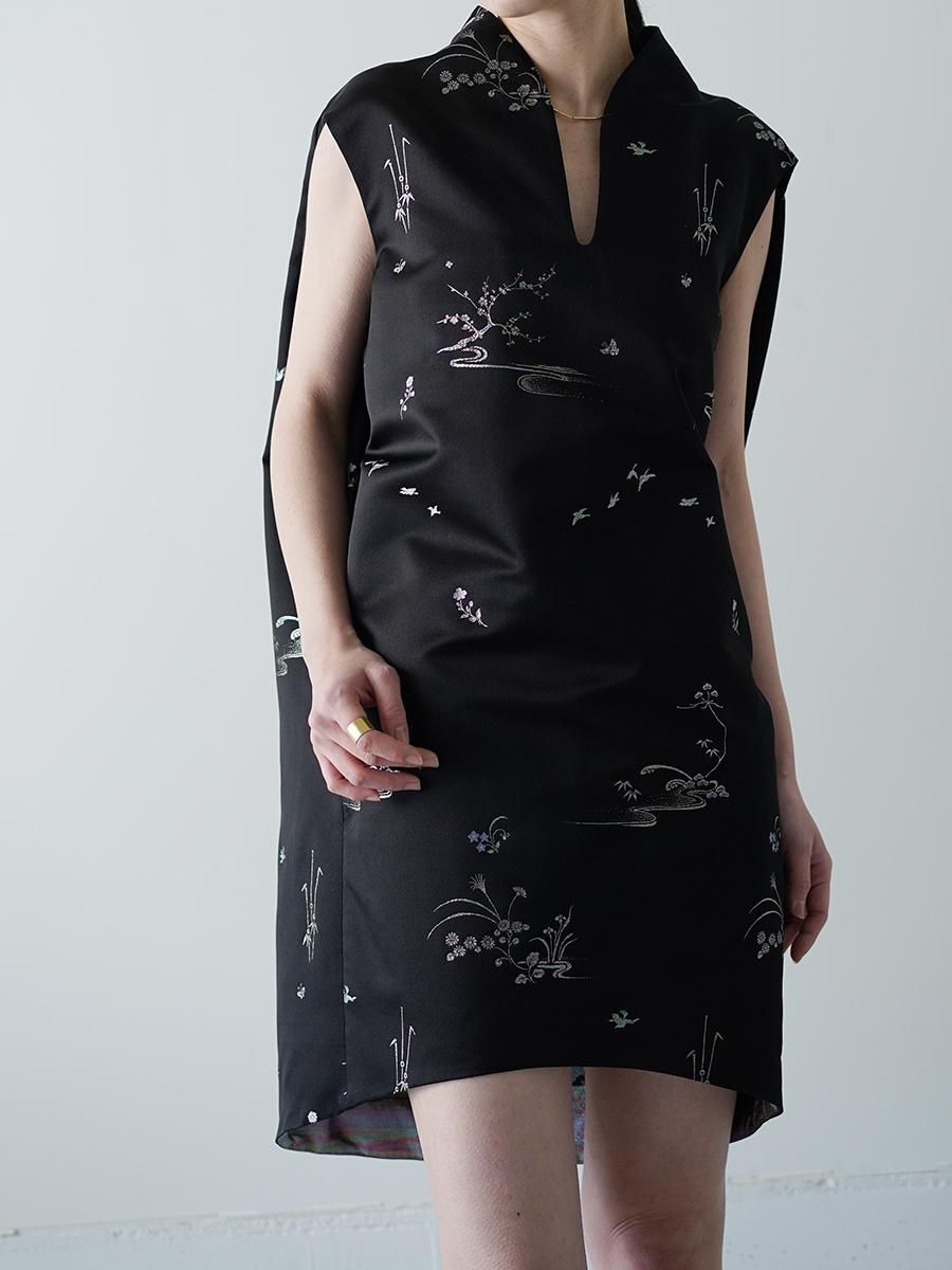 Mame Kurogouchi Nature Pattern Jacquard Dress - Altamira Mame Kurogouchi Nature Pattern Jacquard Dress - Altamira