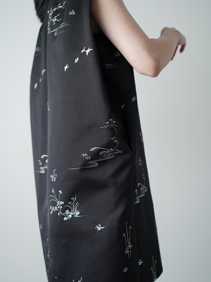 Mame Kurogouchi Nature Pattern Jacquard Dress - Altamira Mame Kurogouchi Nature Pattern Jacquard Dress - Altamira