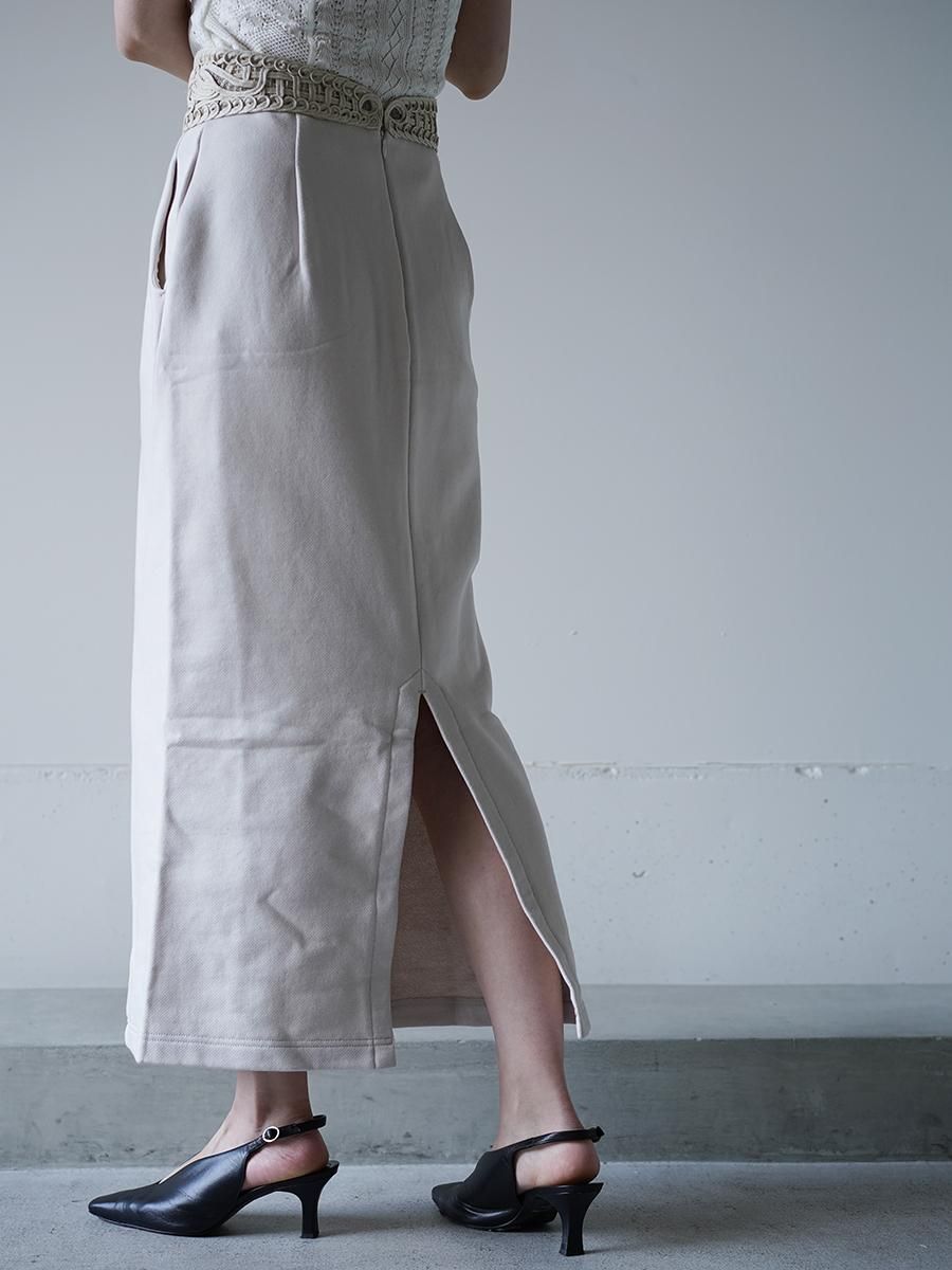 Mame Kurogouchi Cording Embroidery Sweat Skirt - Altamira Mame Kurogouchi Cording Embroidery Sweat Skirt - Altamira
