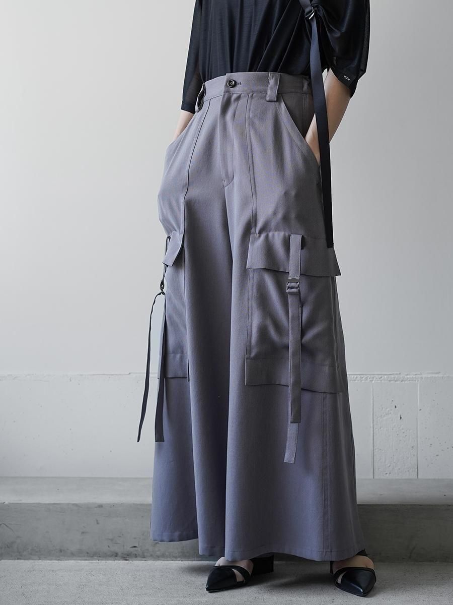 UJOH Oxford Polyester Wide Flare Cargo PNT