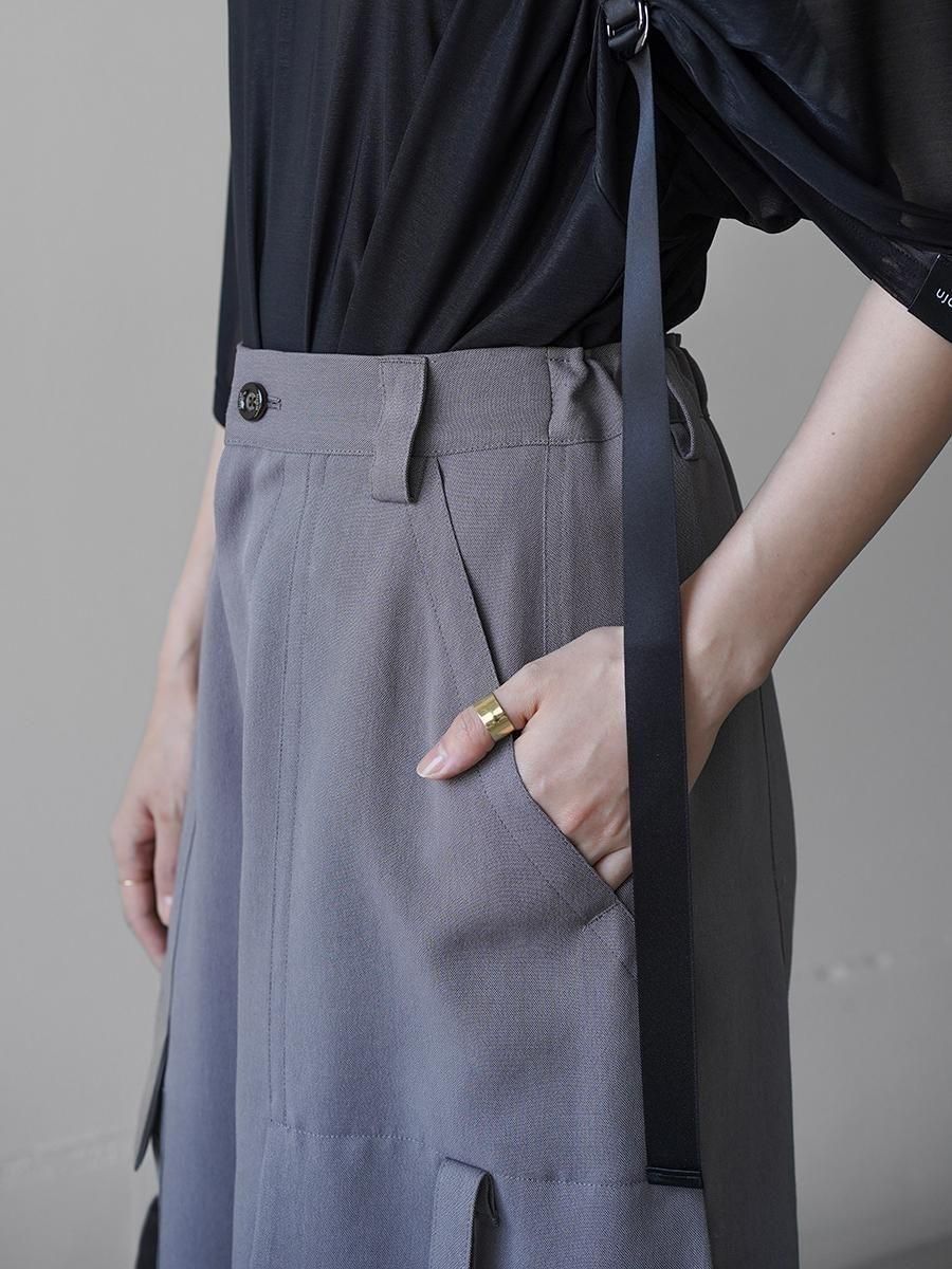 UJOH Oxford Polyester Wide Flare Cargo PNT