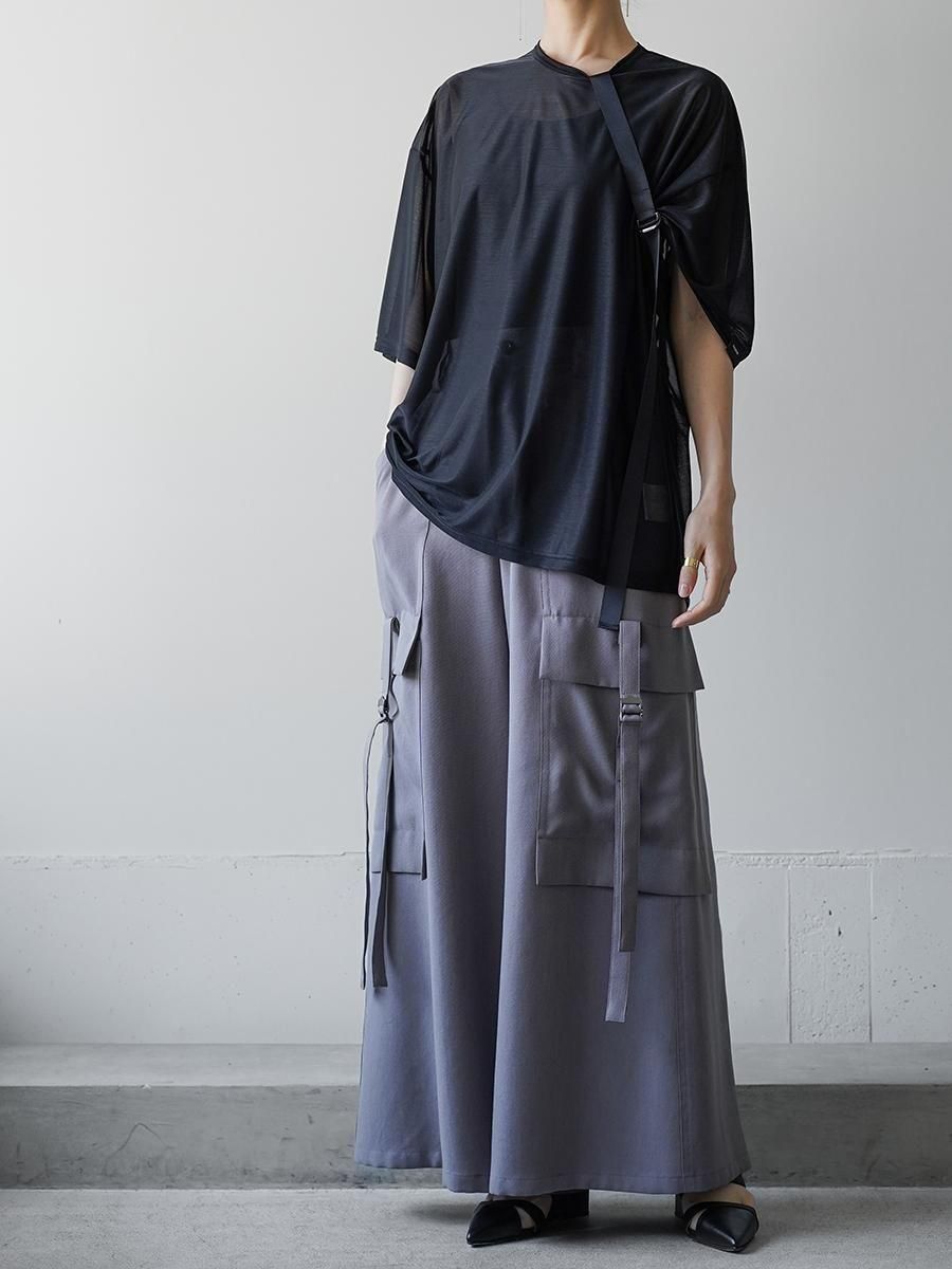 UJOH Oxford Polyester Wide Flare Cargo PNT
