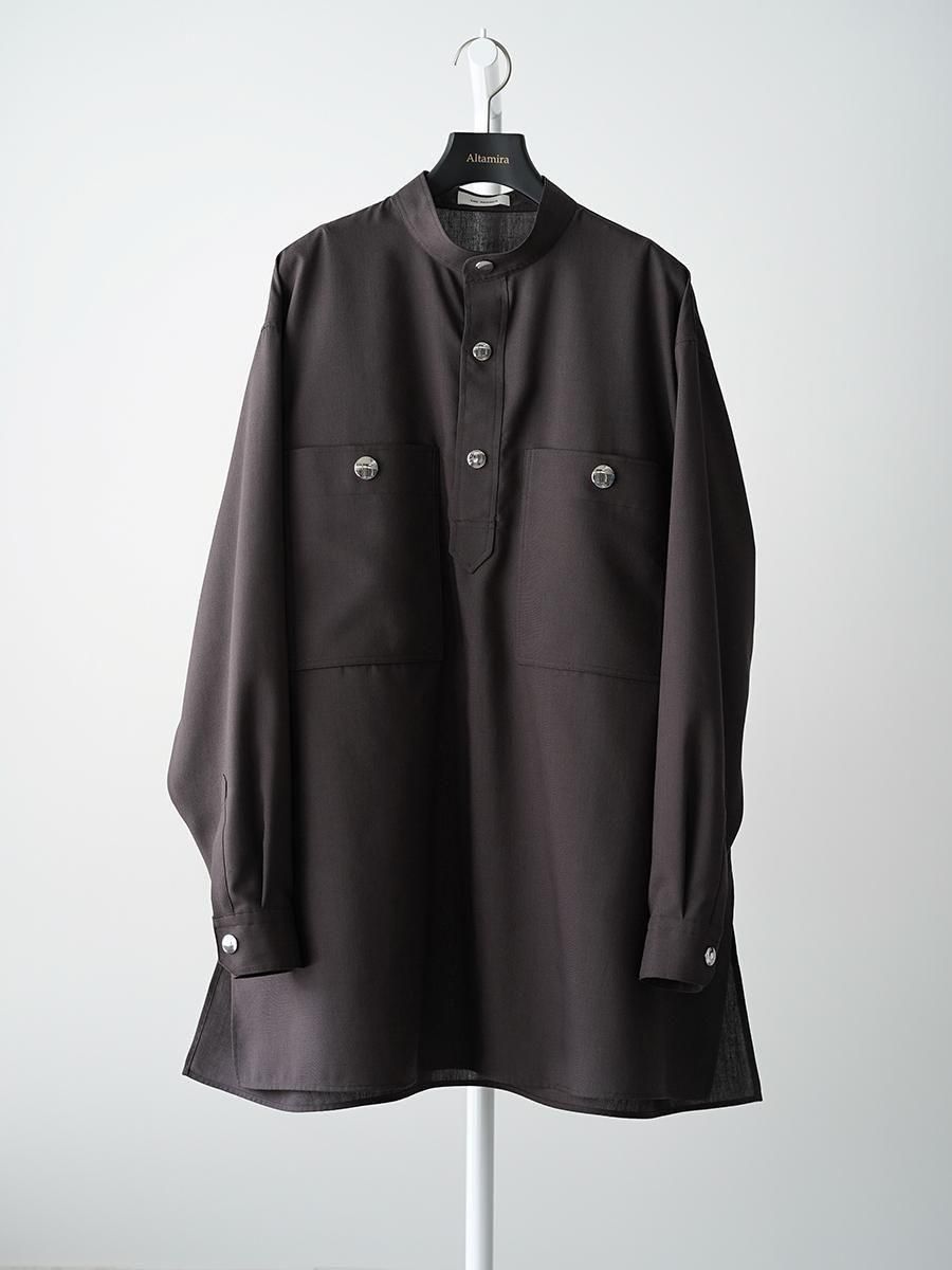 THE RERACS RERACS BAND COLLAR US PULLOVER SHIRT - Altamira