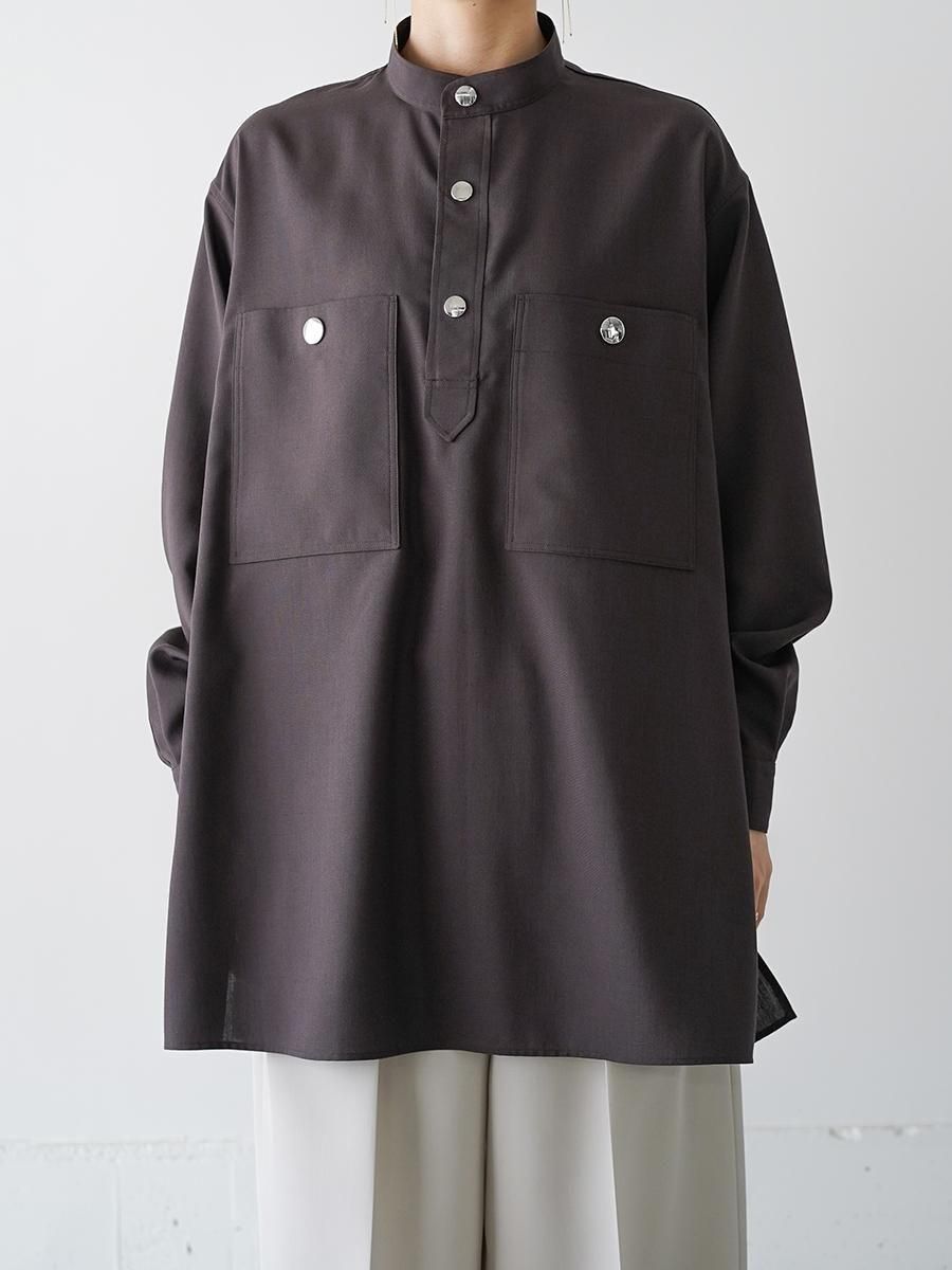 THE RERACS RERACS BAND COLLAR US PULLOVER SHIRT - Altamira