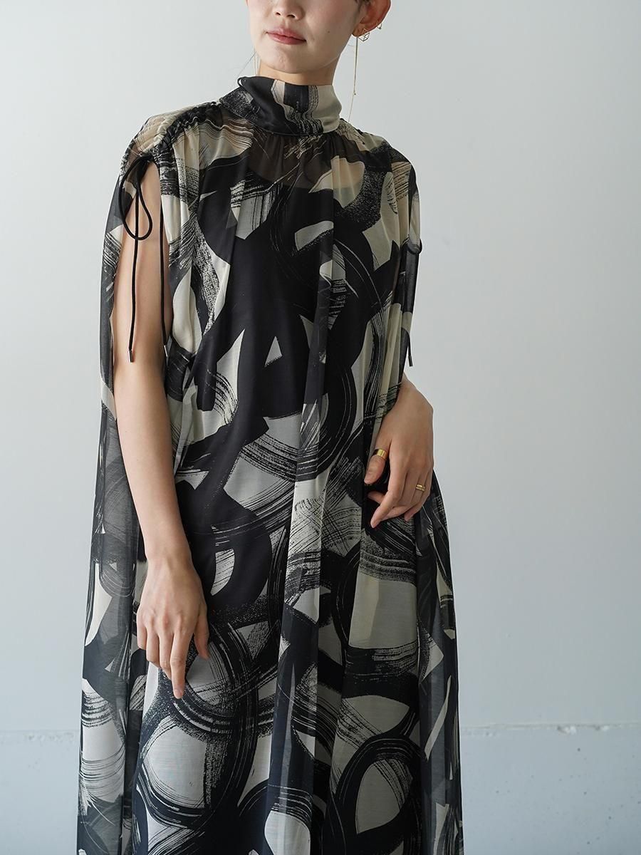 【UJOH】Bow Tie Gathered Dress サイズ2 UJOH Bow Tie Gathered Dress - Altamira