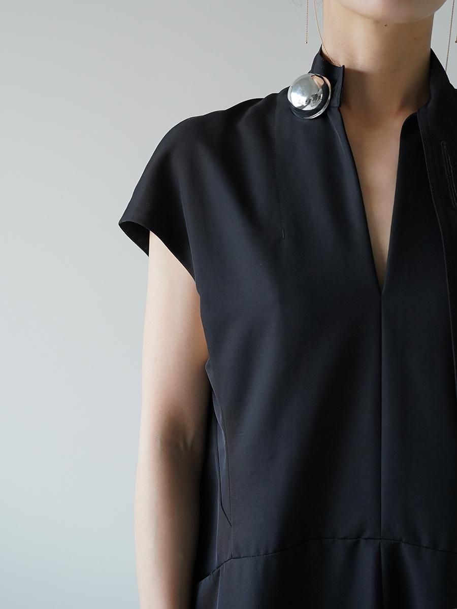 値下げ◎ LAURA ハルノブムラタ　harunobumurata HARUNOBUMURATA LAURA - ROUND SHAPE SLEEVELESS DRESS - Altamira