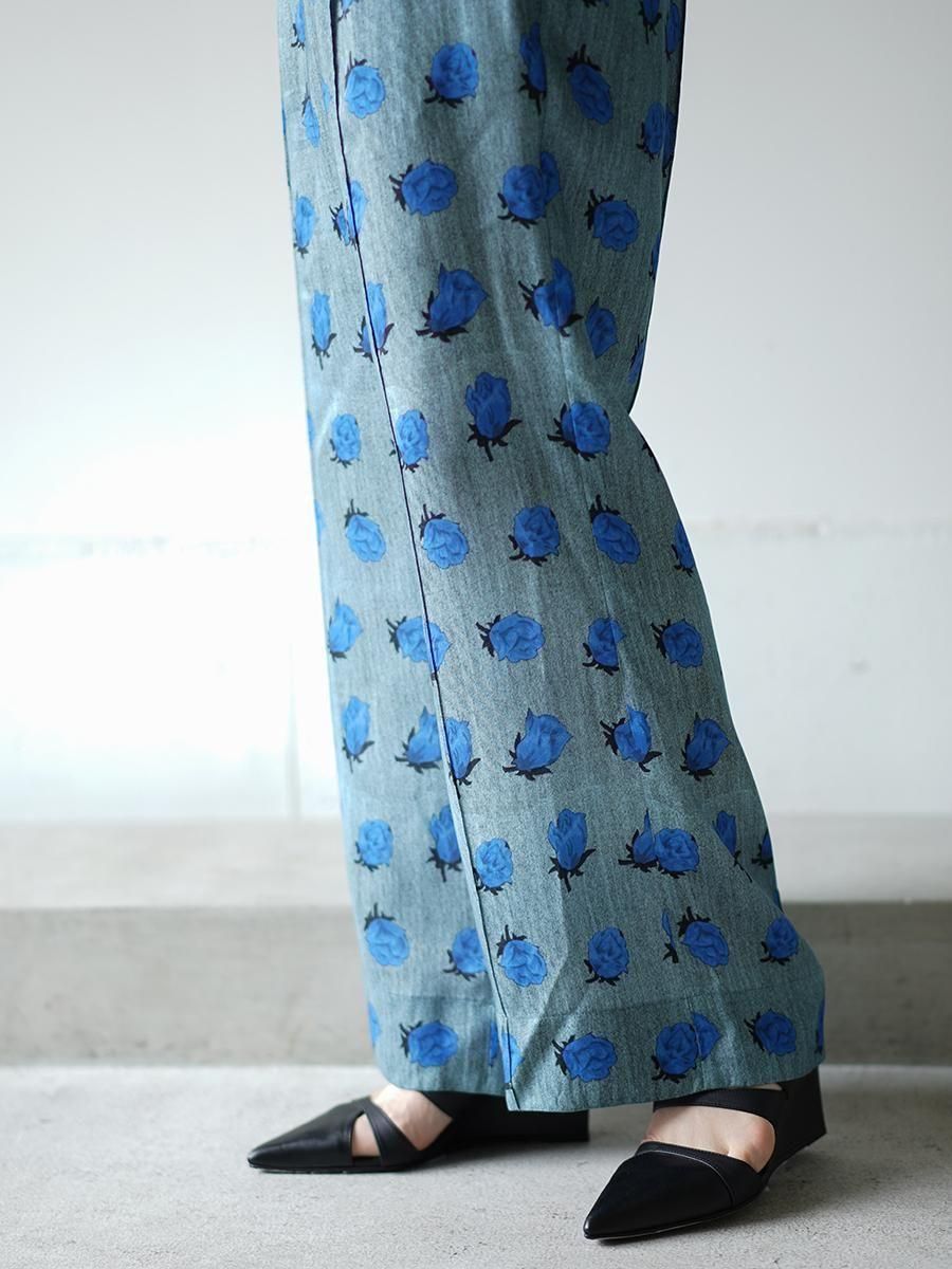 TOGA TOO Inner print pants - Altamira