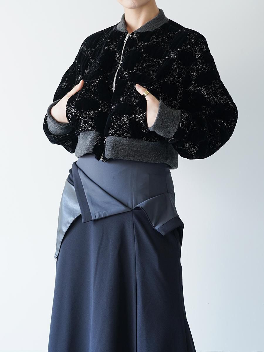 tanaka daisuke palace tiles quilted blouson