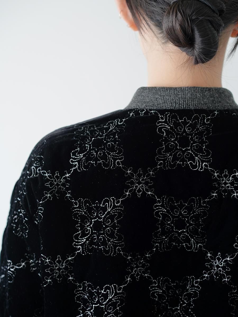 tanaka daisuke palace tiles quilted blouson