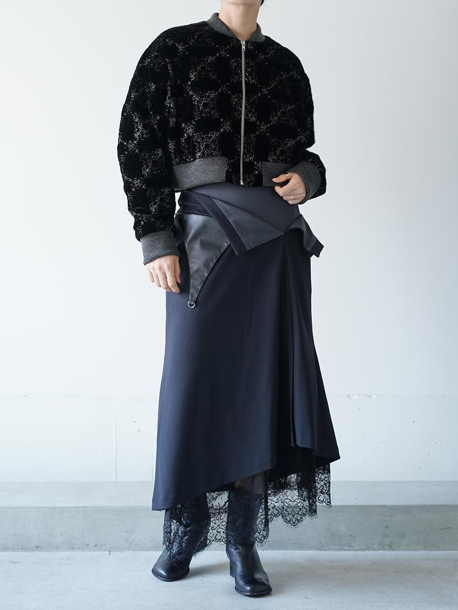 tanaka daisuke palace tiles quilted blouson