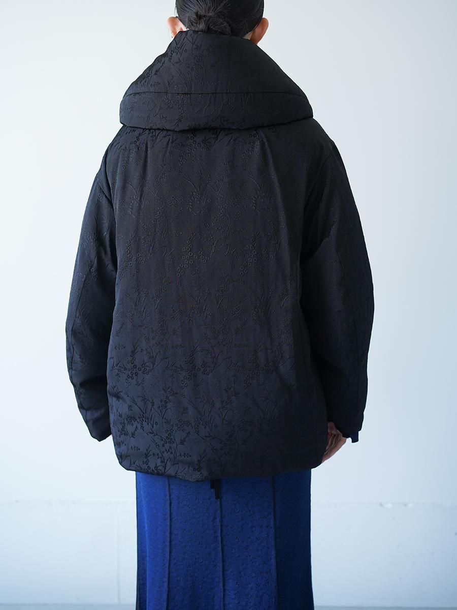 Mame Kurogouchi Floral Jacquard Rounded Down Jacket