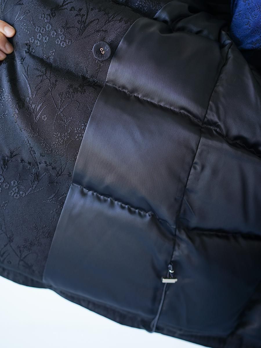 Mame Kurogouchi Floral Jacquard Rounded Down Jacket