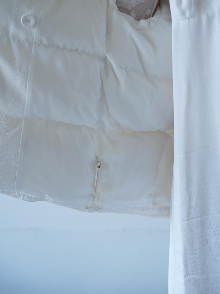 Mame Kurogouchi Floral Jacquard Rounded Down Jacket