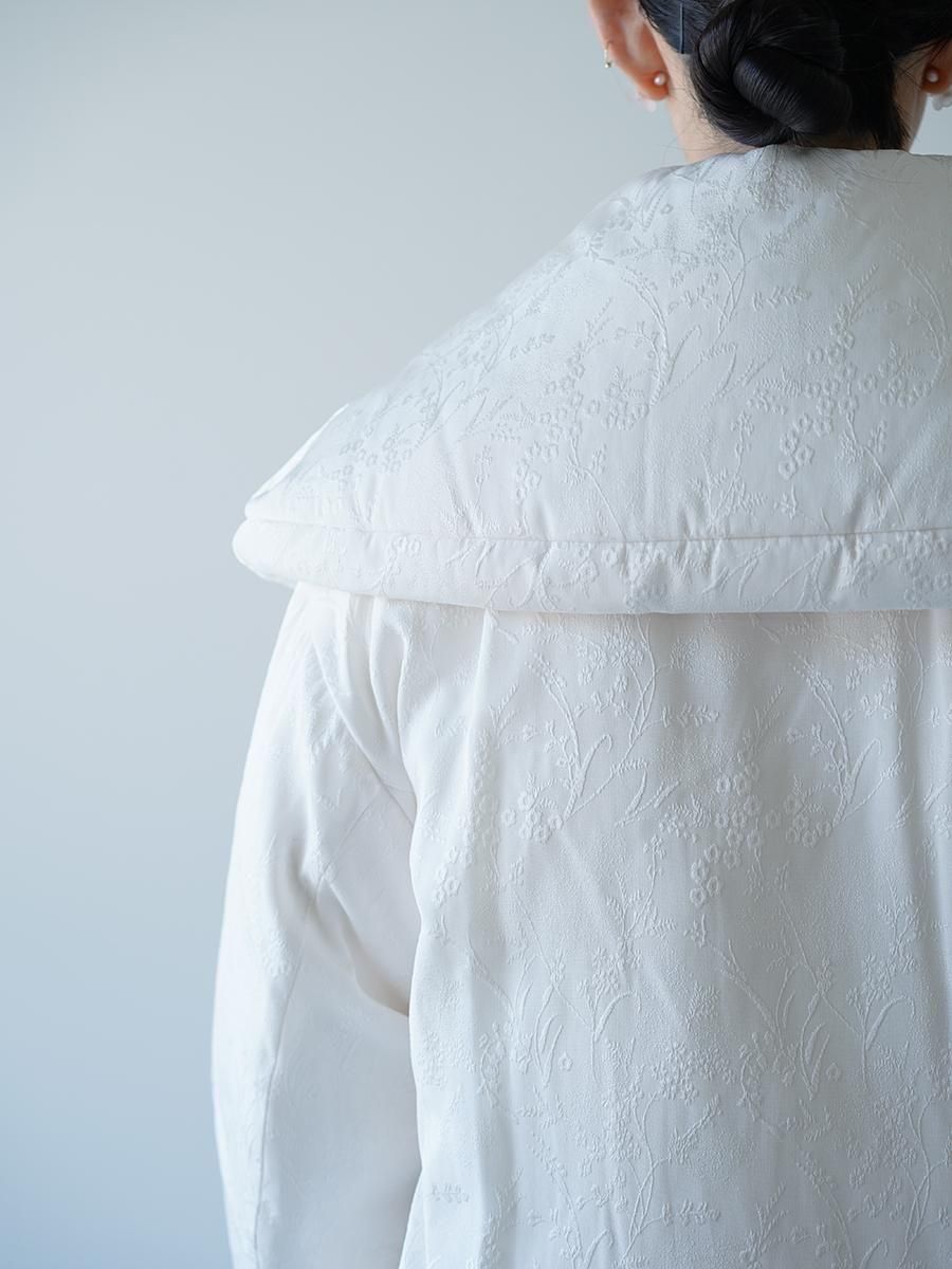 Mame Kurogouchi Floral Jacquard Rounded Down Jacket