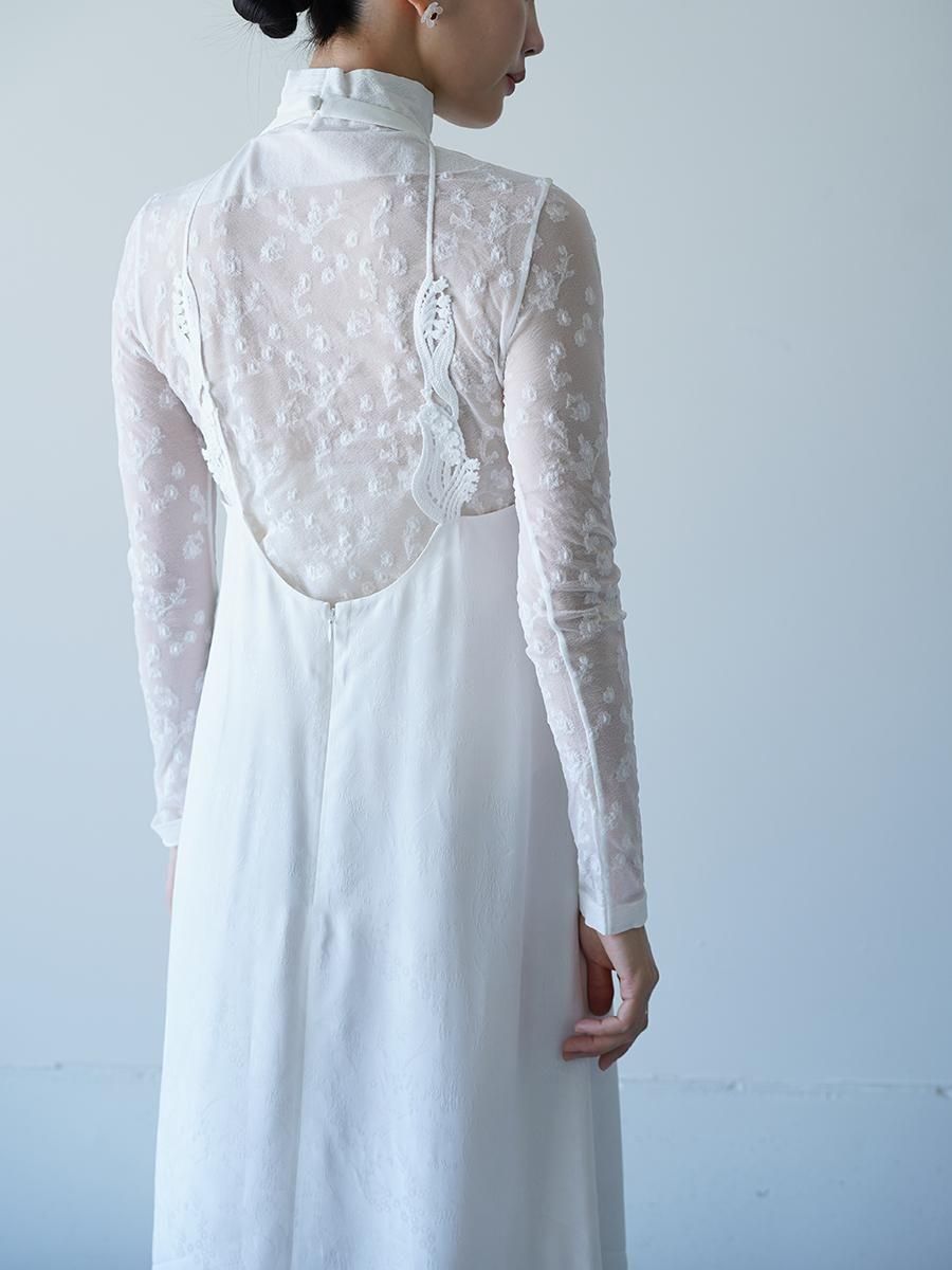 Mame Kurogouchi Floral Jacquard Camisole Dress