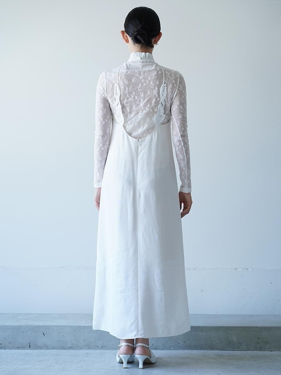 Mame Kurogouchi Floral Jacquard Camisole Dress