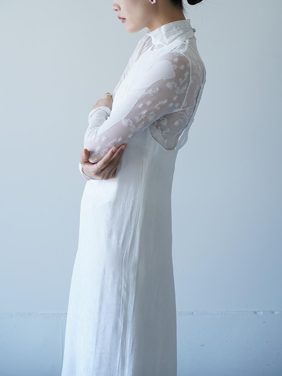 Mame Kurogouchi Floral Jacquard Camisole Dress