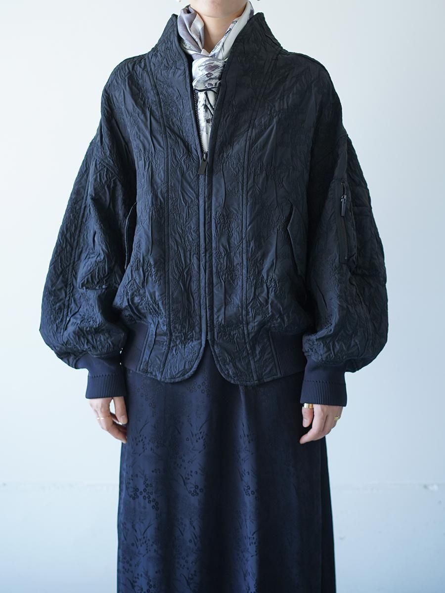 Mame Kurogouchi Floral Jacquard Triple Cloth Jacket - Altamira