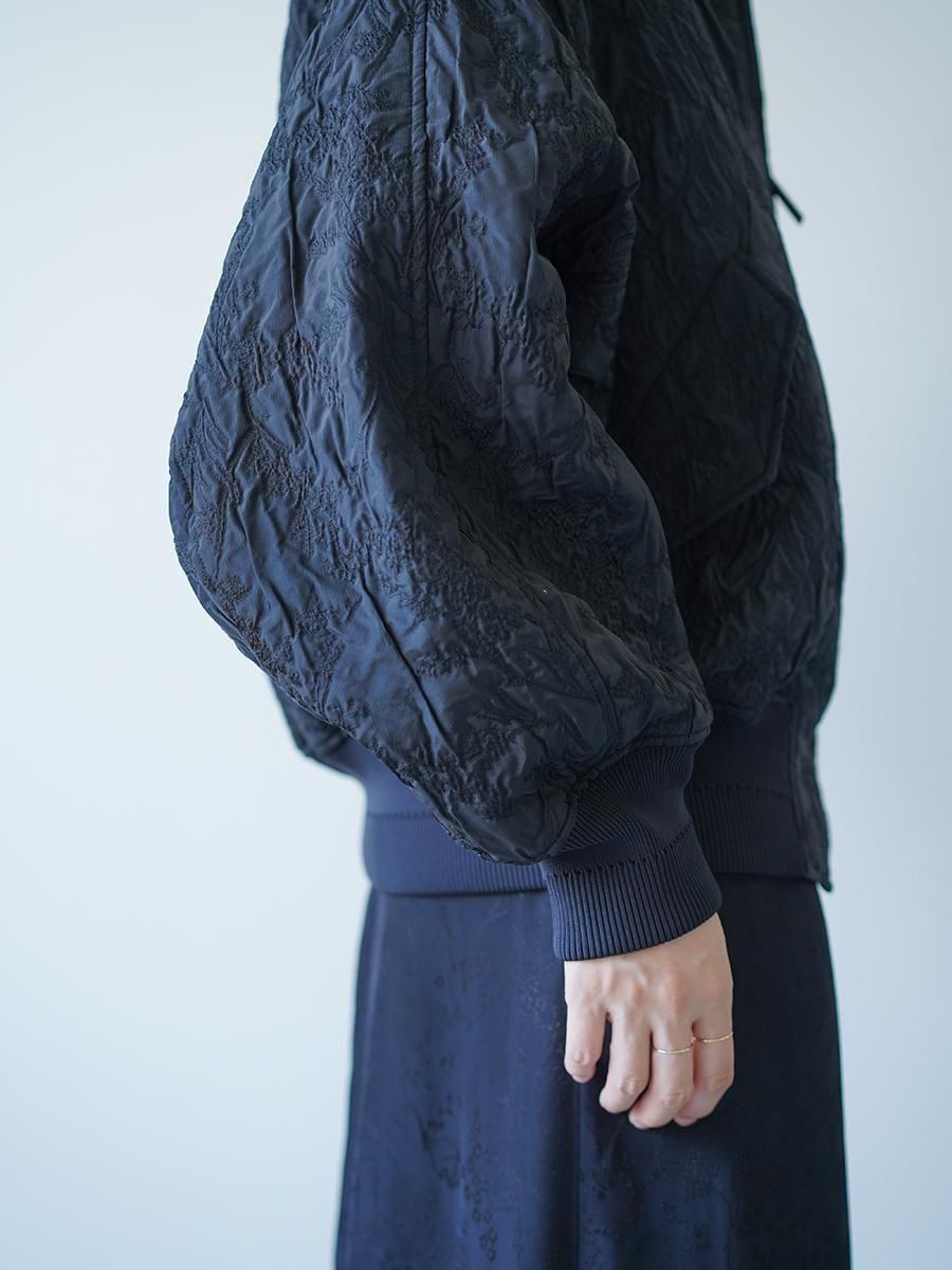 Mame Kurogouchi Floral Jacquard Triple Cloth Jacket - Altamira