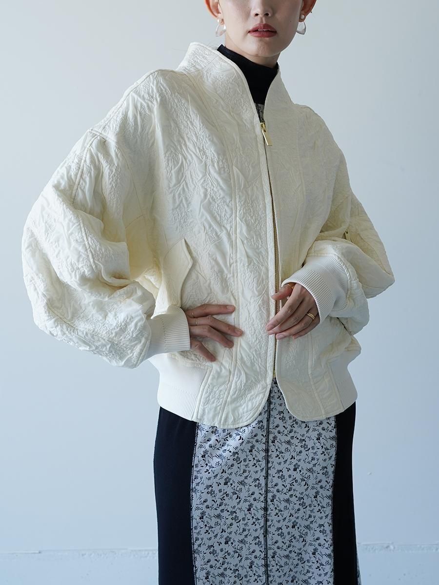 Mame Kurogouchi Floral Jacquard Triple Cloth Jacket