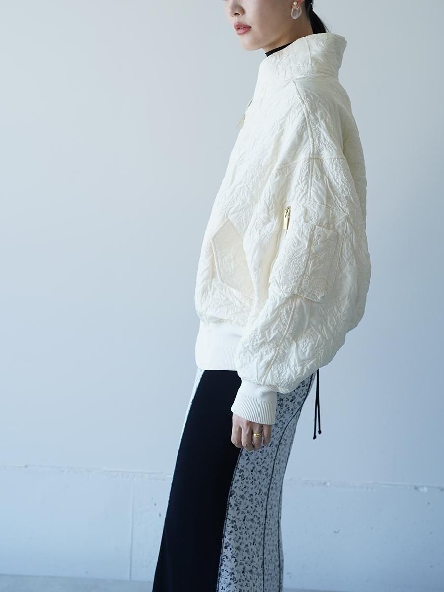 Mame Kurogouchi Floral Jacquard Triple Cloth Jacket