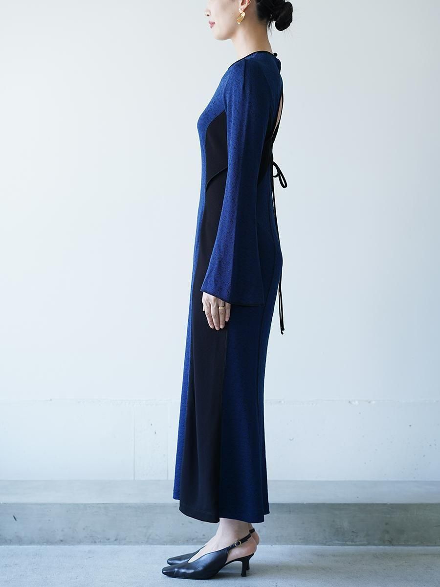 Mame Kurogouchi Floral Jacquard Fraise Stitch Dress